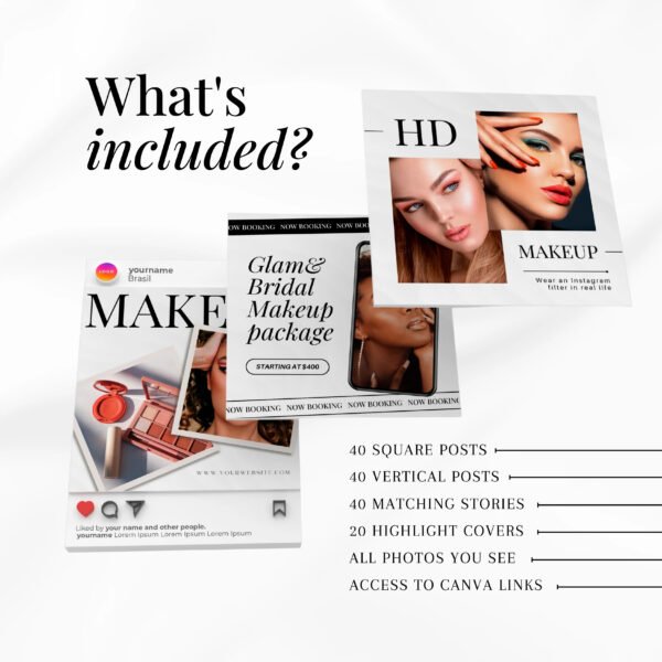 Makeup Artist Social Media Pack