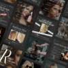 Black HairStylist Instagram Templates